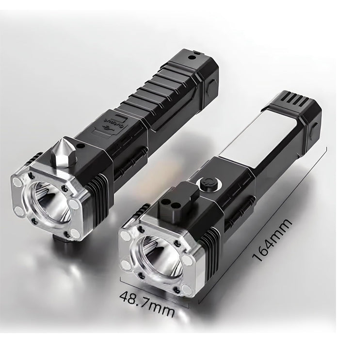Portable 8 in 1 Rechargable LED Torch Flash Light