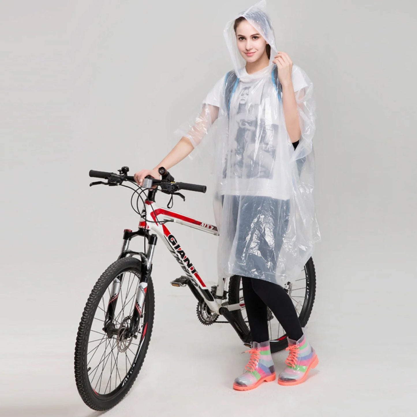 DISPOSABLE RAINCOAT EASY TO CARRY UNISEX POCKET EMERGENCY RAIN COAT (Pack of 4)