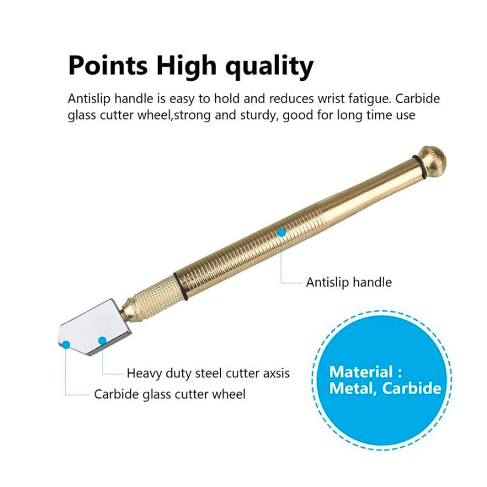 Professional Glass Cutting Tools - Metal Glass Cutter