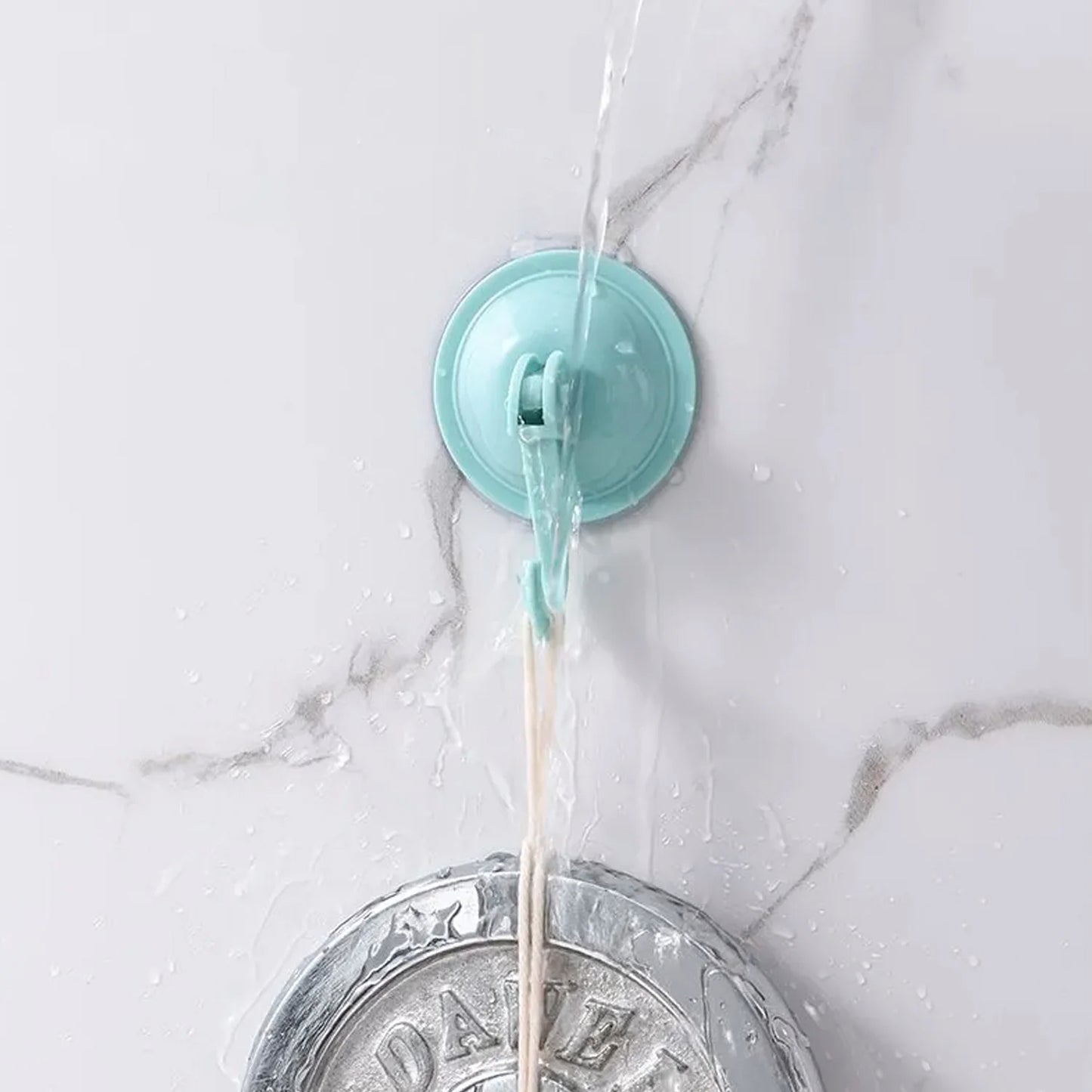 Self Adhesive Wall Vacuum Silicone Suction Hooks, Heavy Duty Sticky Hooks for Hanging. Adhesive Hooks for Wall, Hangers for Hanging Kitchen, Bathroom etc. (Pack of 6)