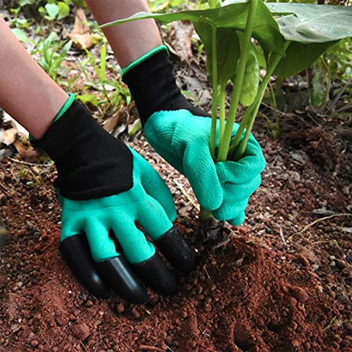 Heavy Duty Gardening Gloves, Washable with ABS Claws for Gardening, Pruning, Digging, Planting Etc.