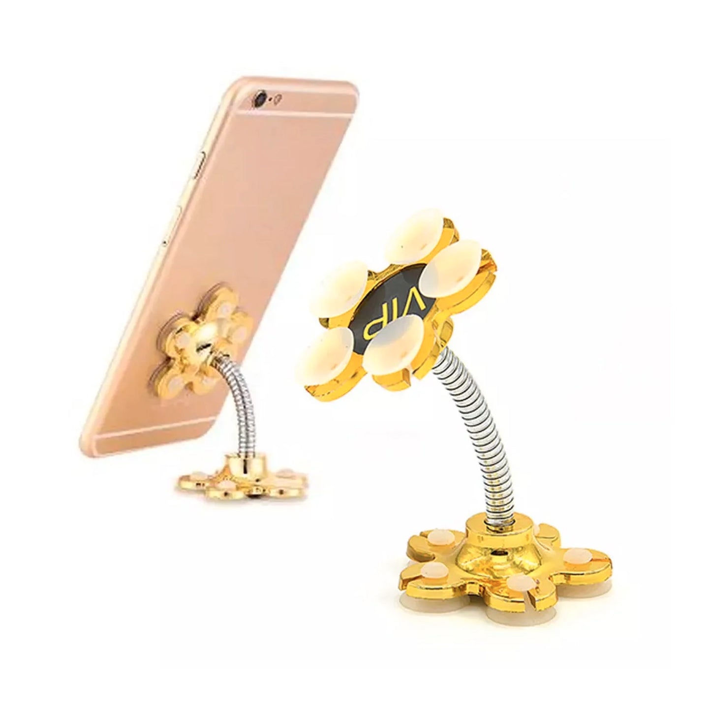 PHONE HOLDER, 360°ROTATABLE PHONE STAND MULTI-FUNCTION DOUBLE-SIDED SUCTION CUP MOBILE PHONE HOLDER