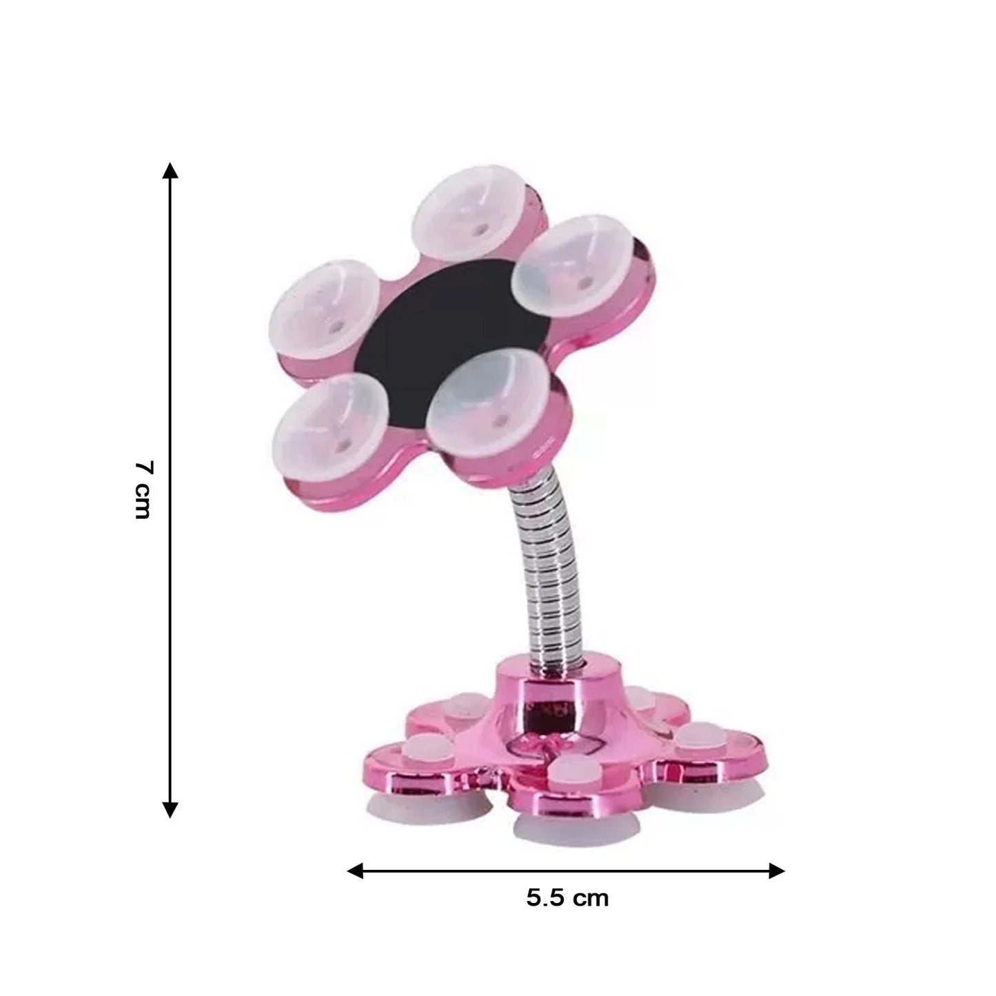 PHONE HOLDER, 360°ROTATABLE PHONE STAND MULTI-FUNCTION DOUBLE-SIDED SUCTION CUP MOBILE PHONE HOLDER