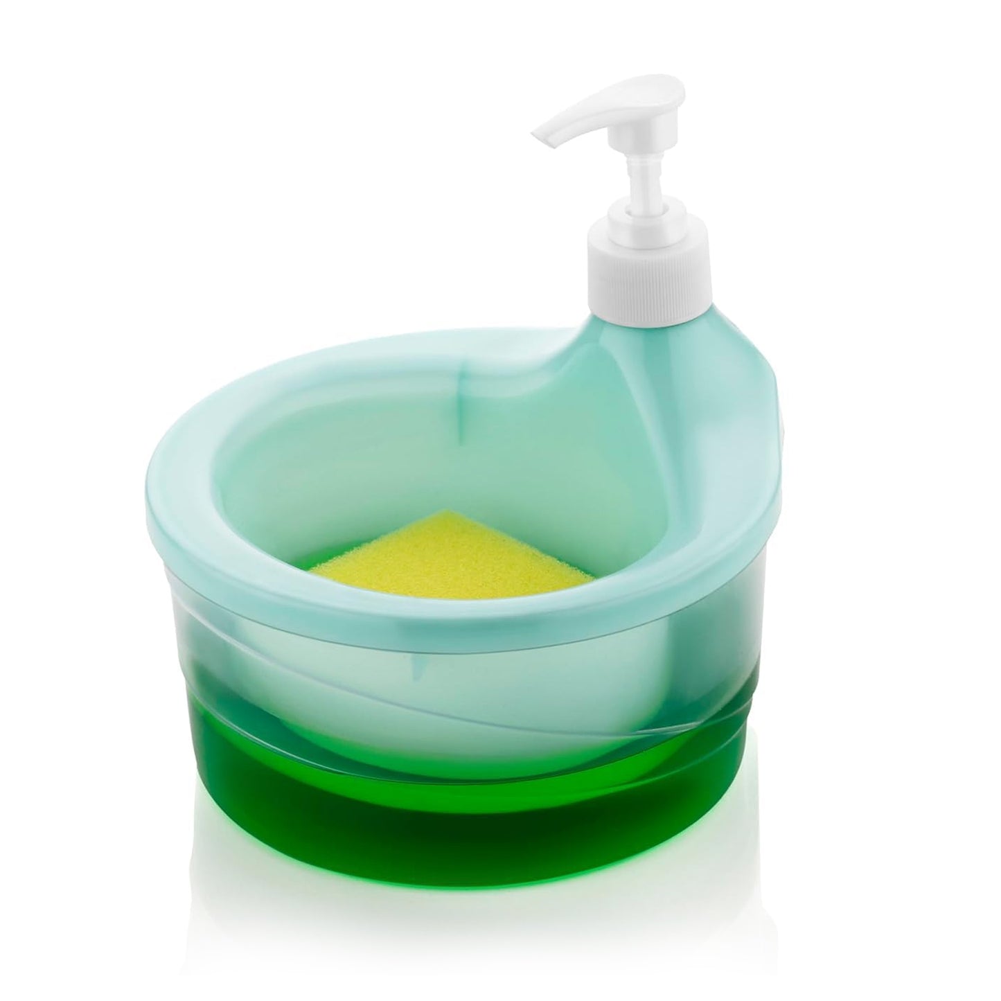 Premium Liquid Soap Dispenser and Container with Sponge for Home, Kitchen, Bathroom etc.(1000Ml)