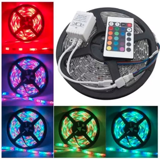 3 Meter Multi color Water Proof LED strip with Remote.