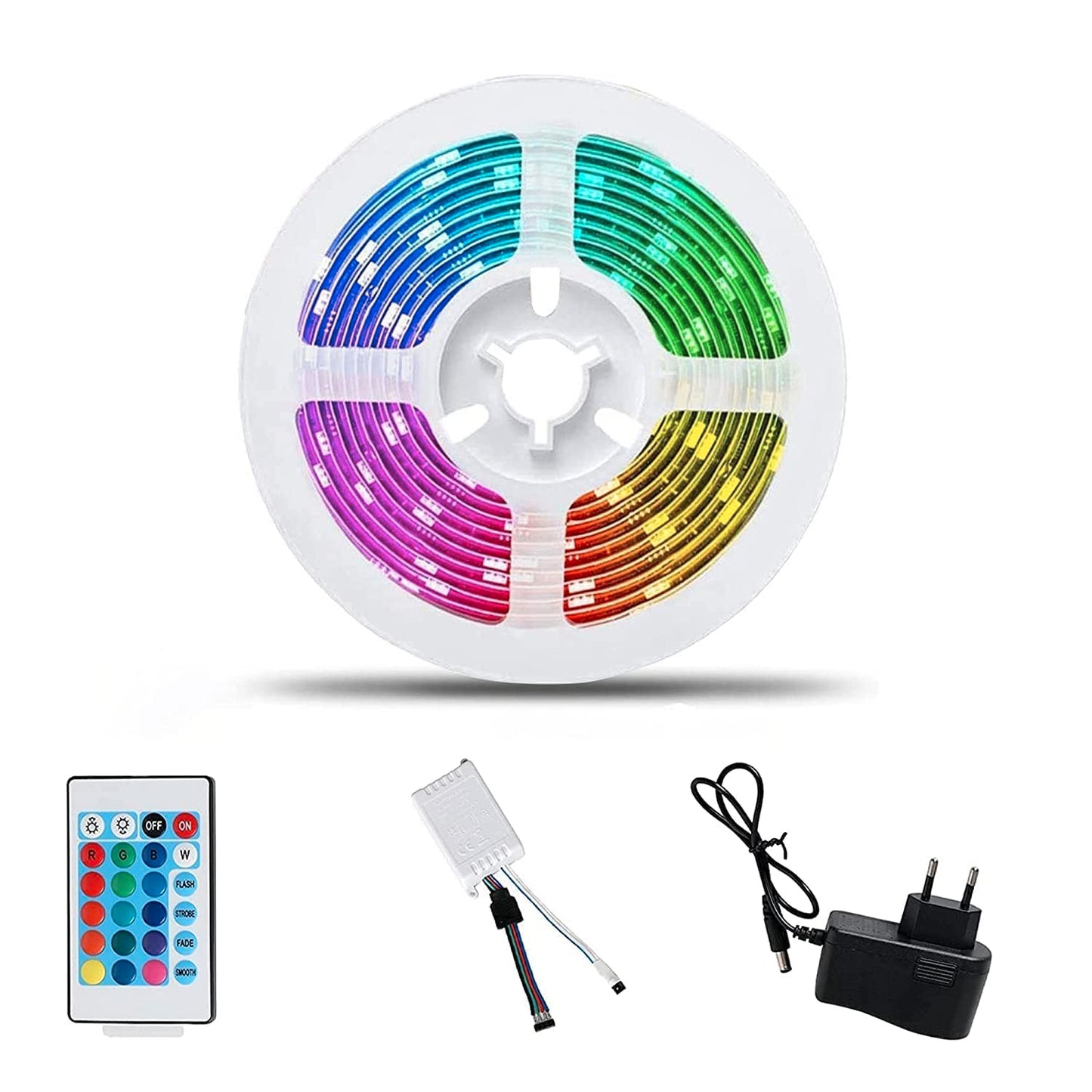 3 Meter Multi color Water Proof LED strip with Remote.